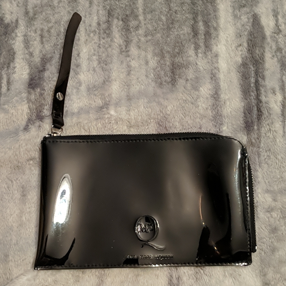 Alexander and McQueen plastic wallet / wristlet